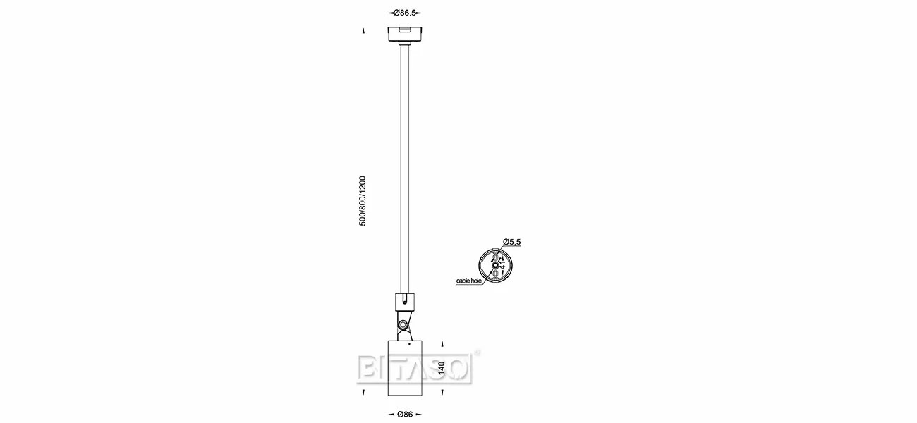 LUMINAIRE DIMENSION