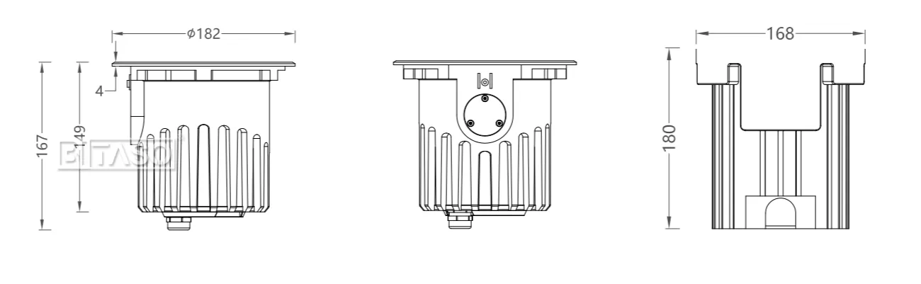 LUMINAIRE DIMENSION