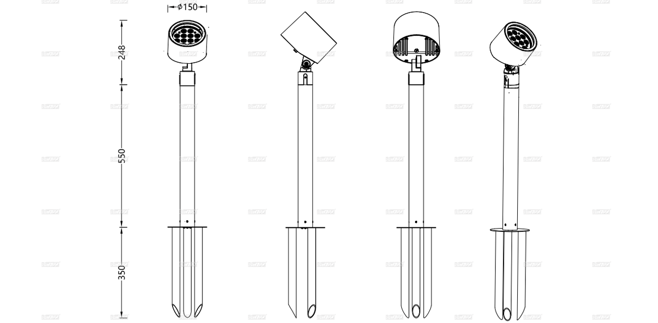 LUMINAIRE DIMENSION