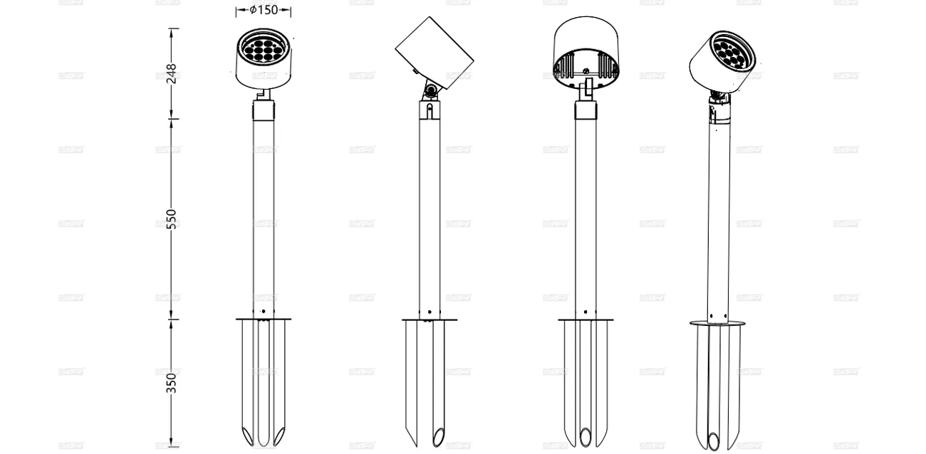 LUMINAIRE DIMENSION