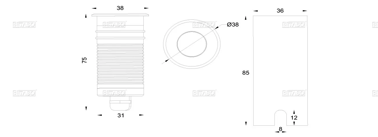 LUMINAIRE DIMENSION