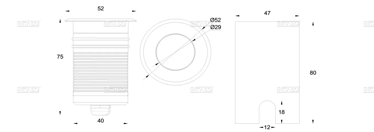 LUMINAIRE DIMENSION