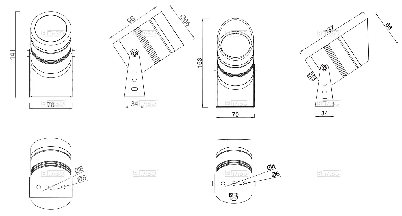 LUMINAIRE DIMENSION