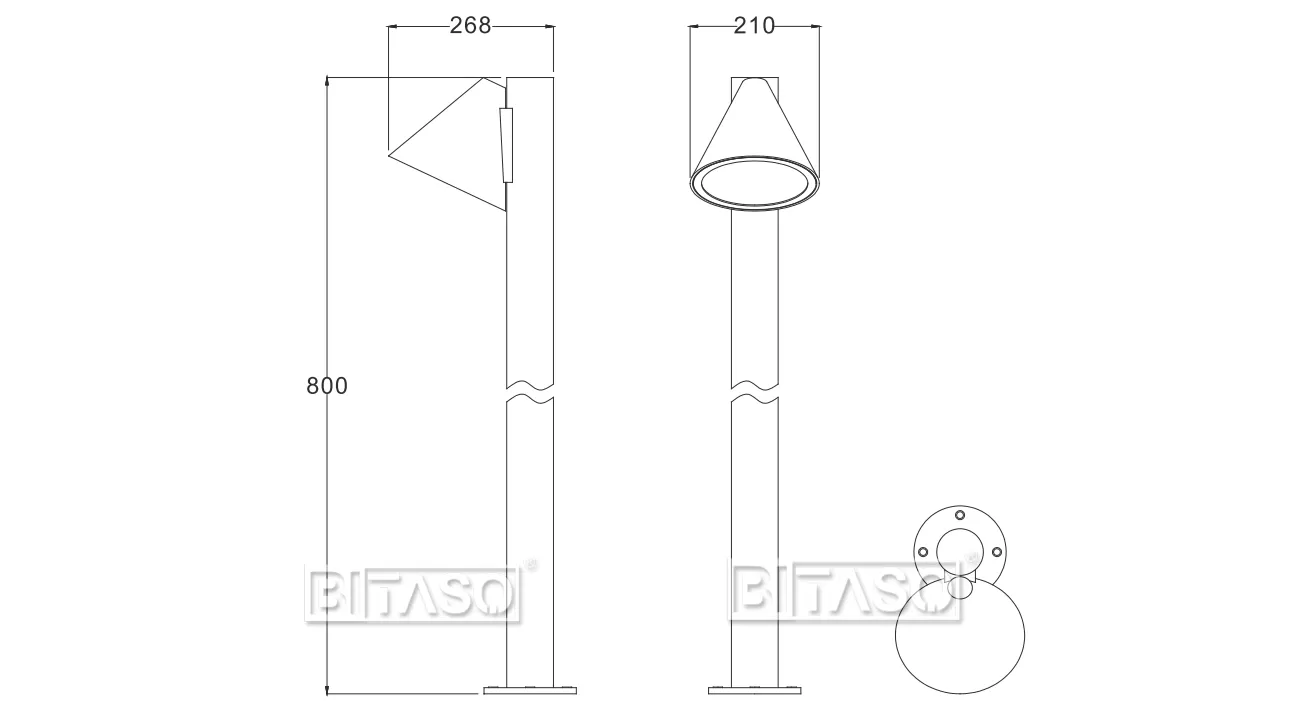 LUMINAIRE DIMENSION