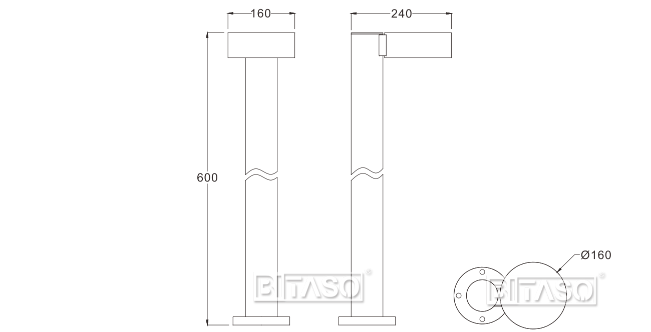 LUMINAIRE DIMENSION