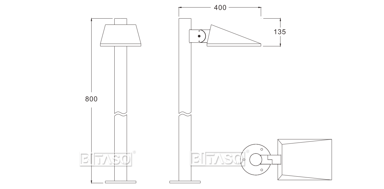 LUMINAIRE DIMENSION