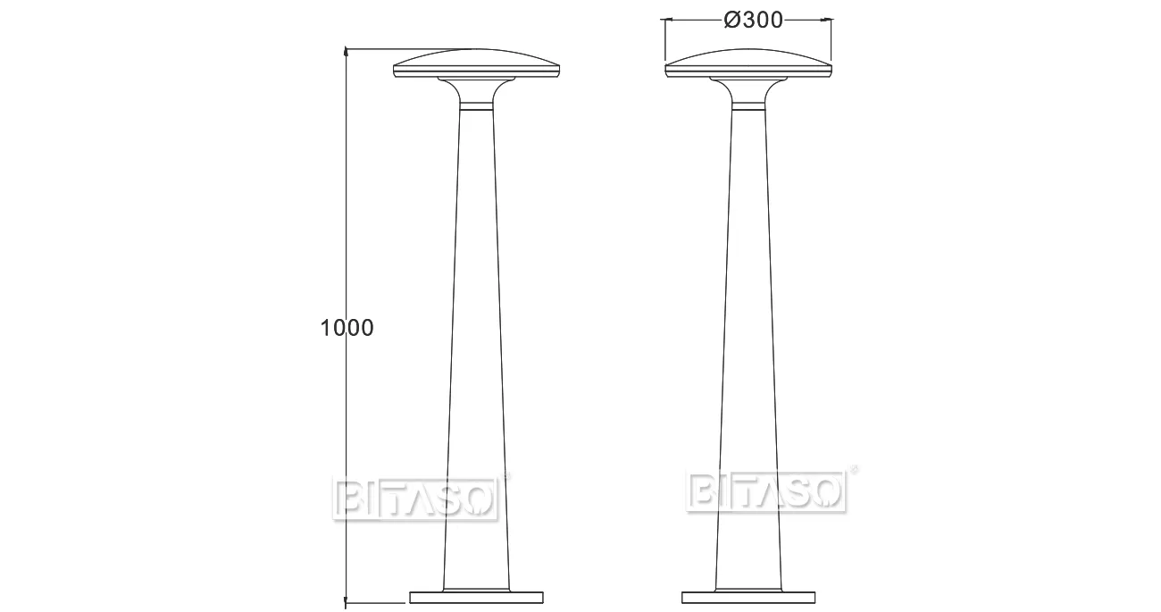 LUMINAIRE DIMENSION