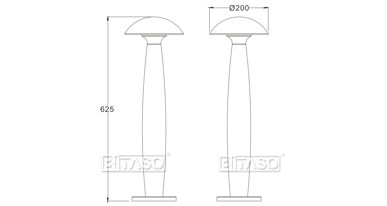 LUMINAIRE DIMENSION