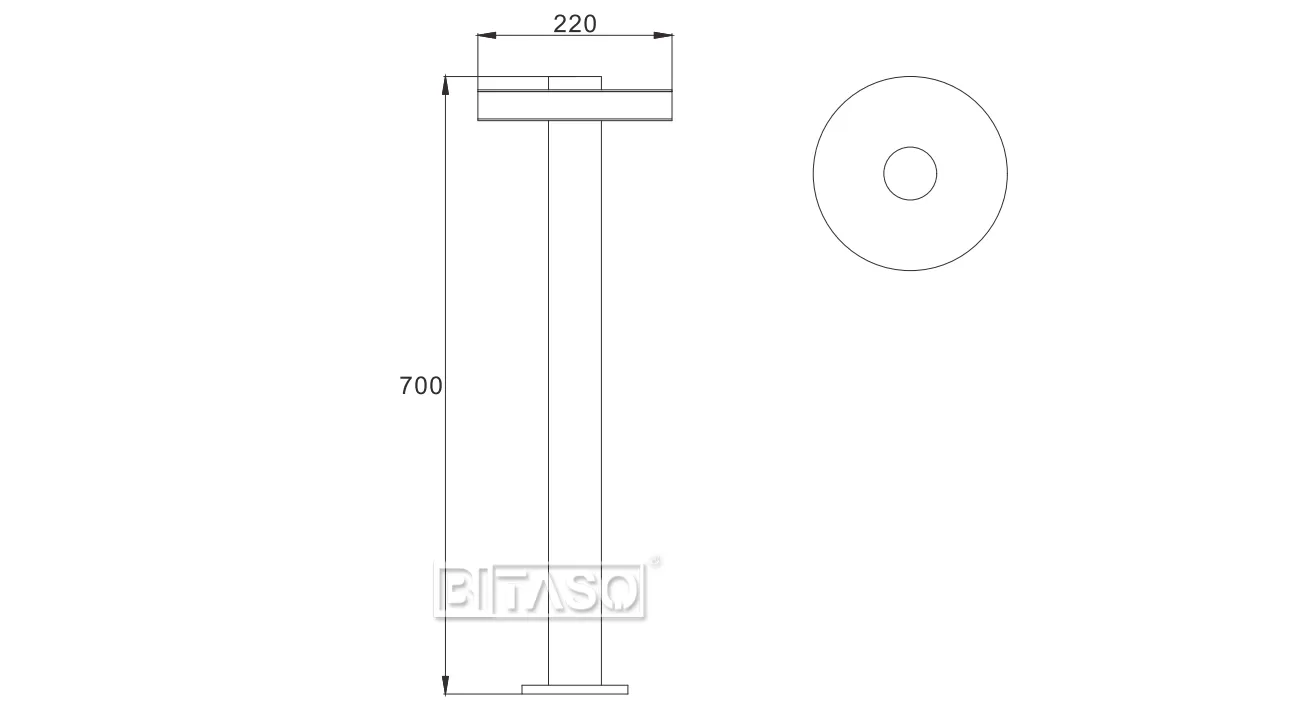 LUMINAIRE DIMENSION