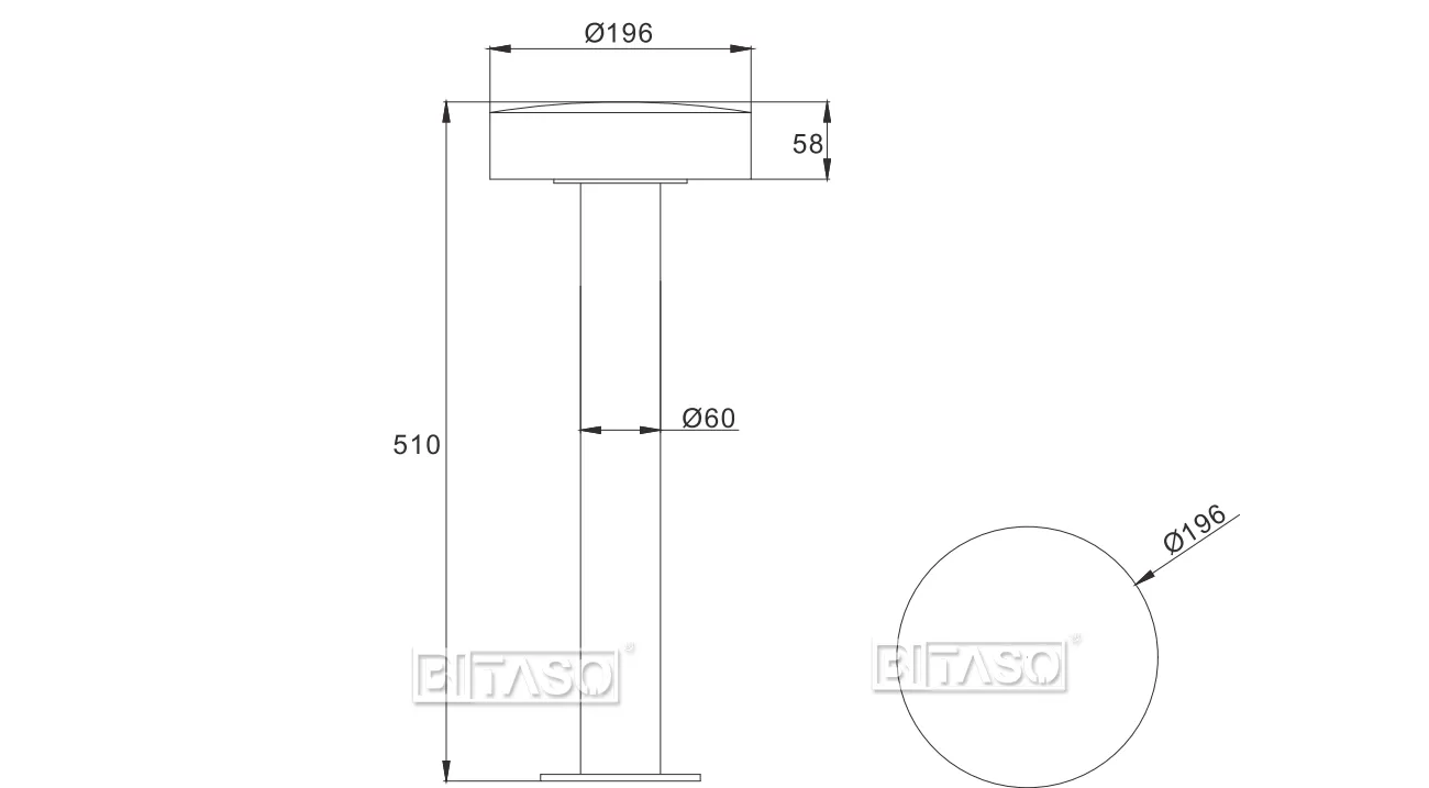 LUMINAIRE DIMENSION