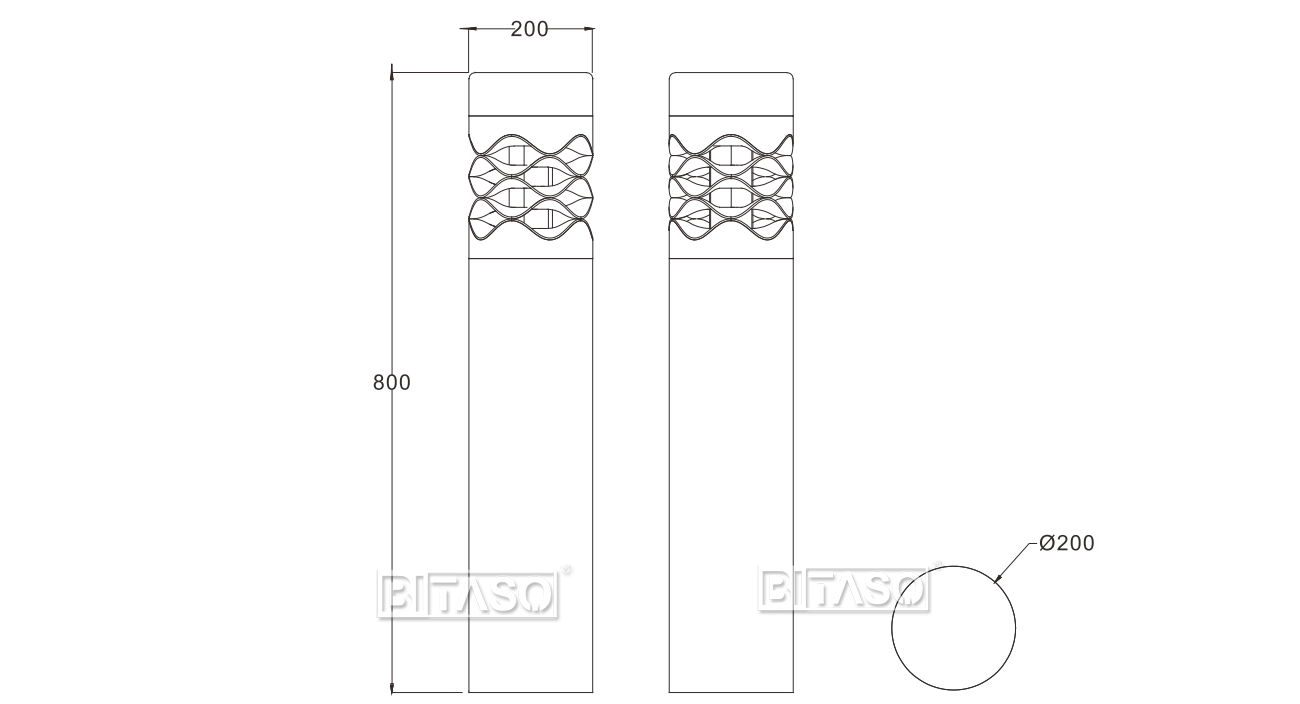 LUMINAIRE DIMENSION