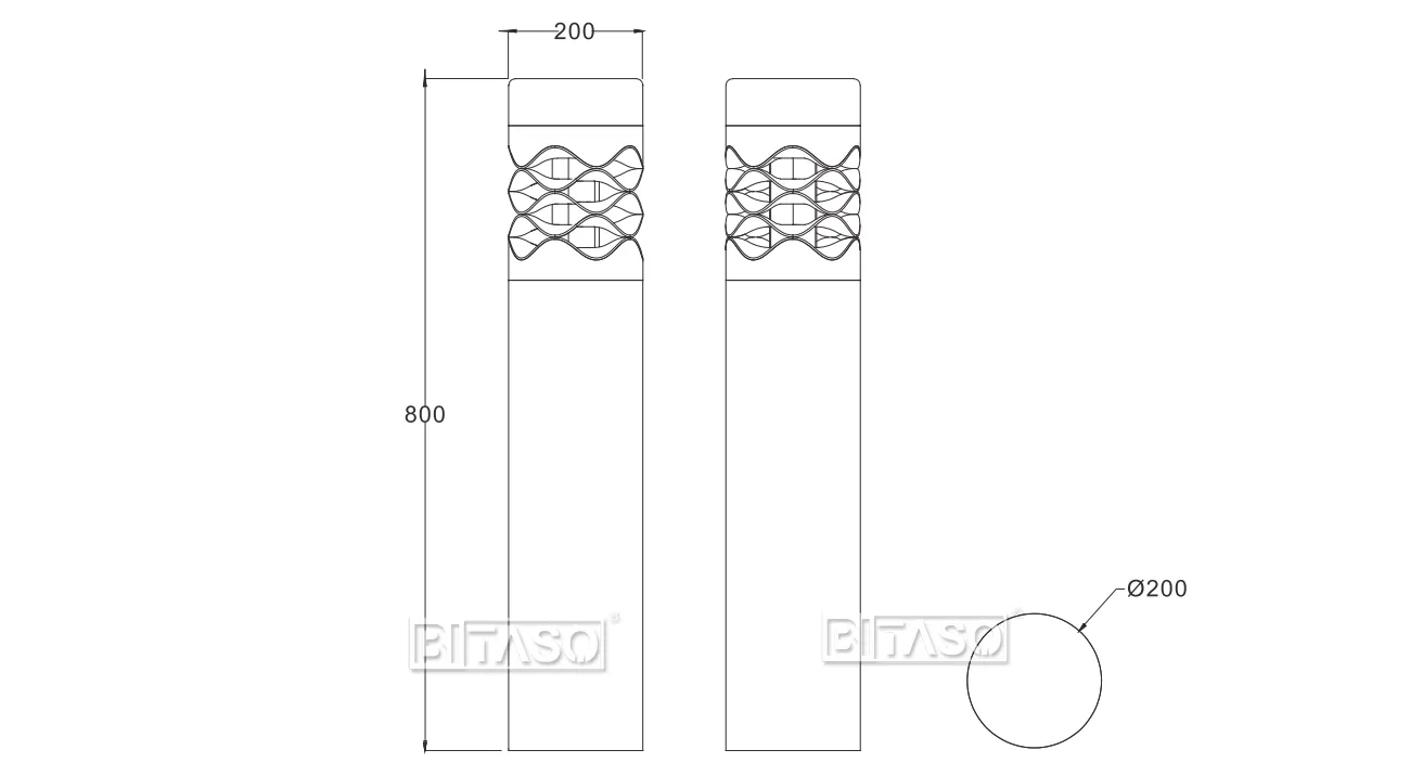 LUMINAIRE DIMENSION