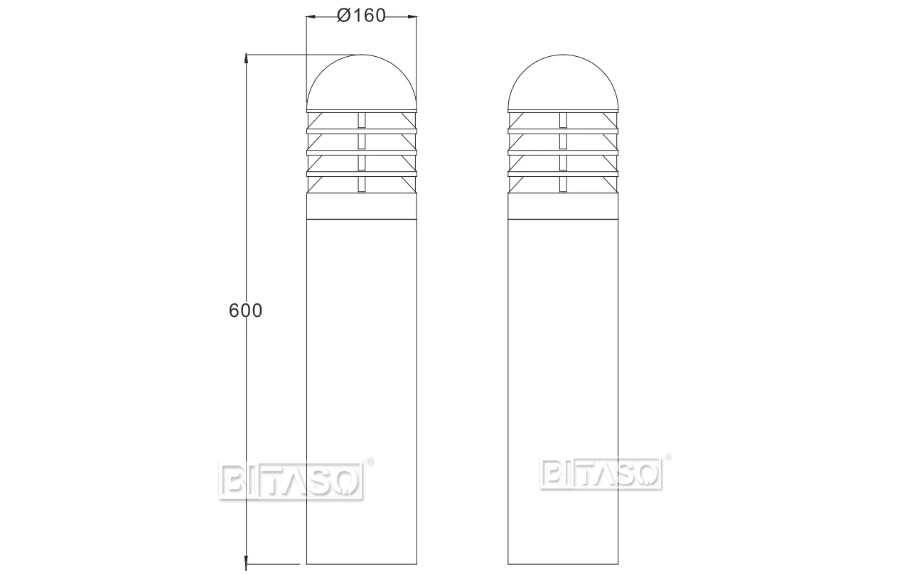 LUMINAIRE DIMENSION