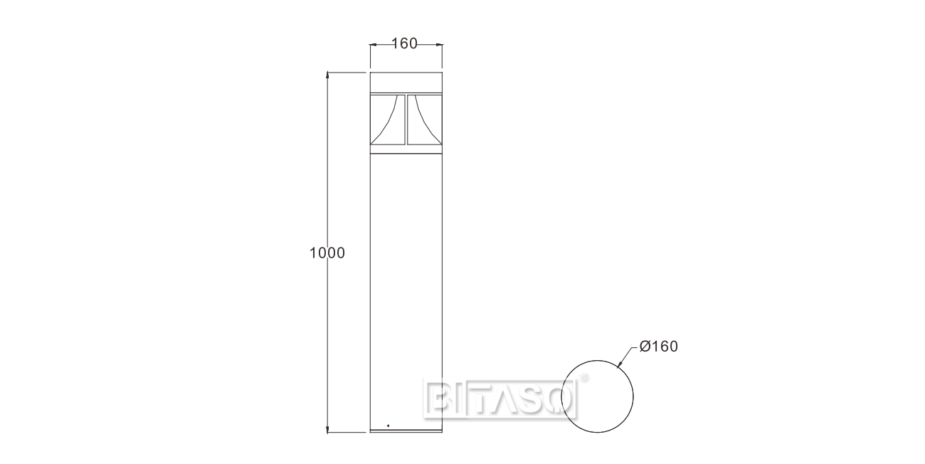 LUMINAIRE DIMENSION