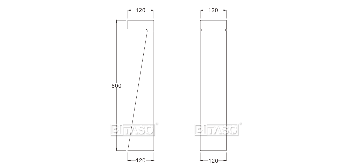 LUMINAIRE DIMENSION