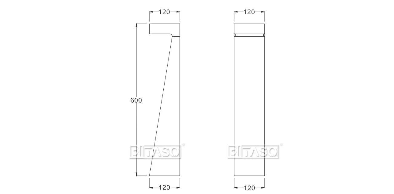 LUMINAIRE DIMENSION