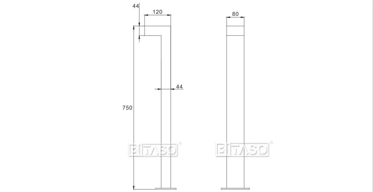 LUMINAIRE DIMENSION