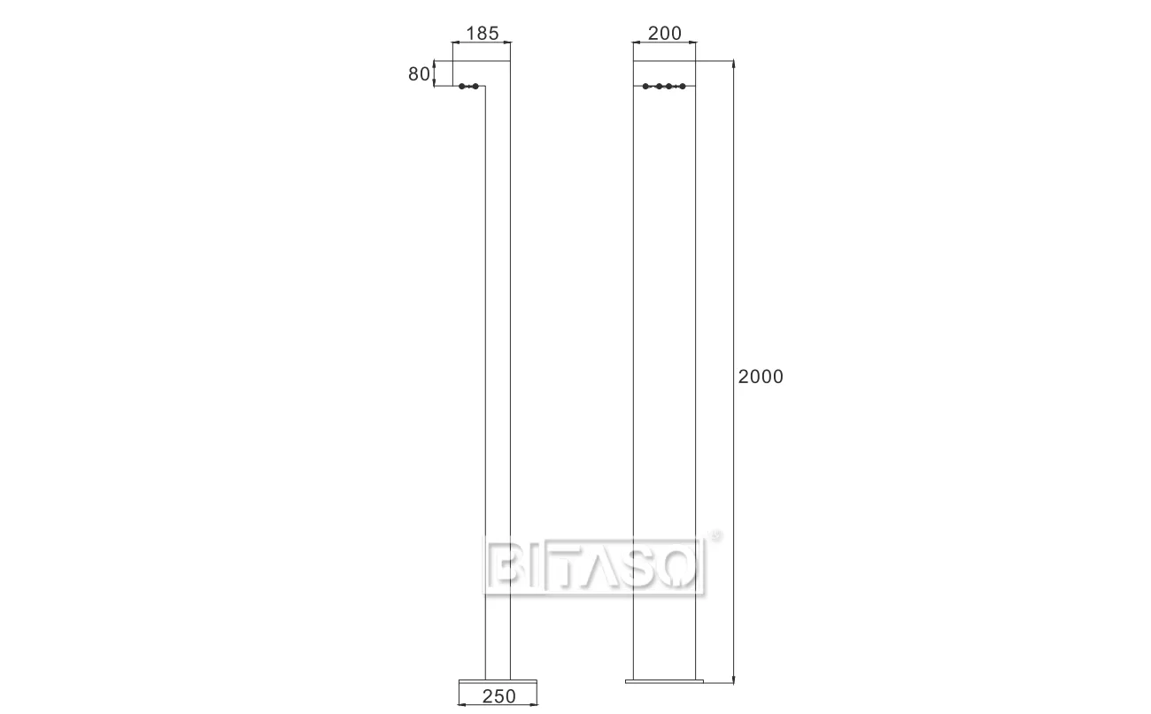 LUMINAIRE DIMENSION