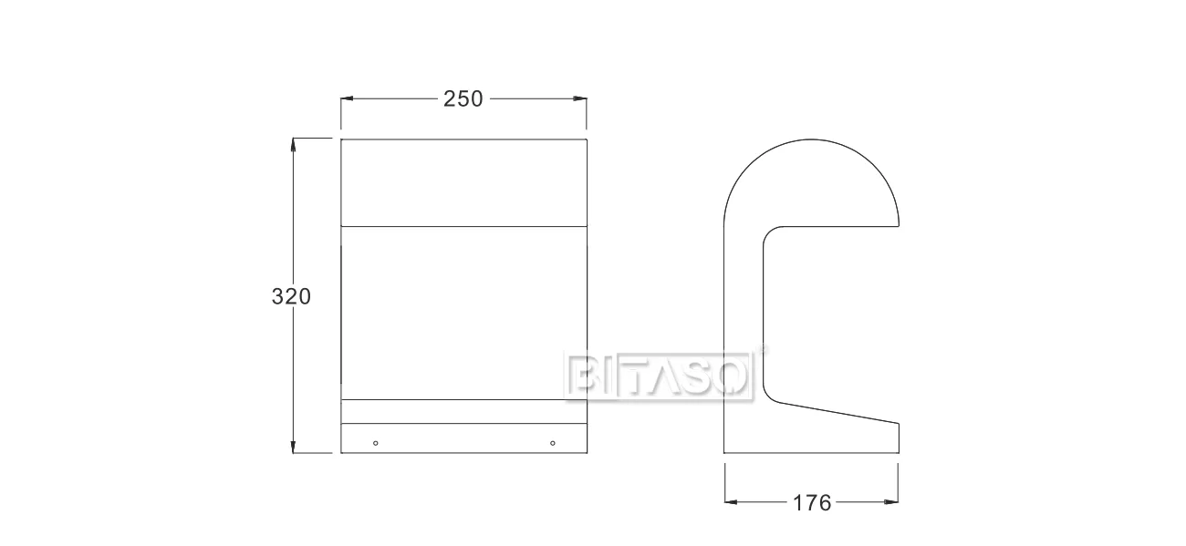 LUMINAIRE DIMENSION