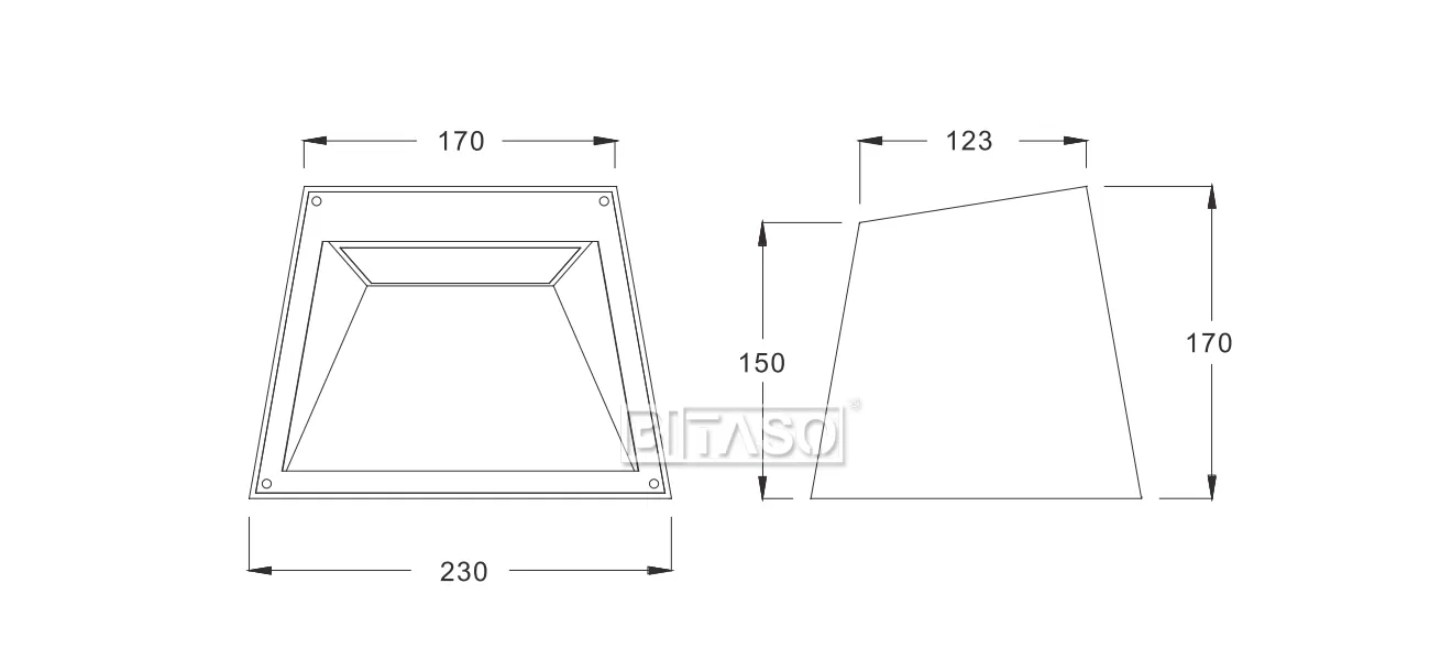 LUMINAIRE DIMENSION