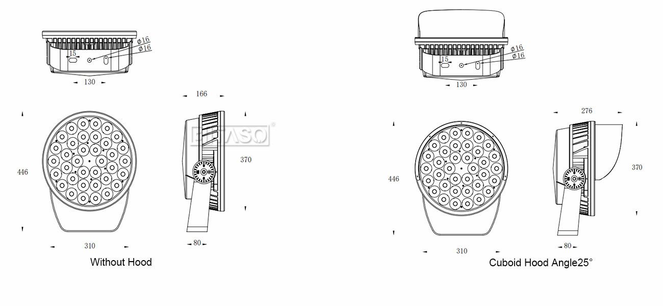 LUMINAIRE DIMENSION