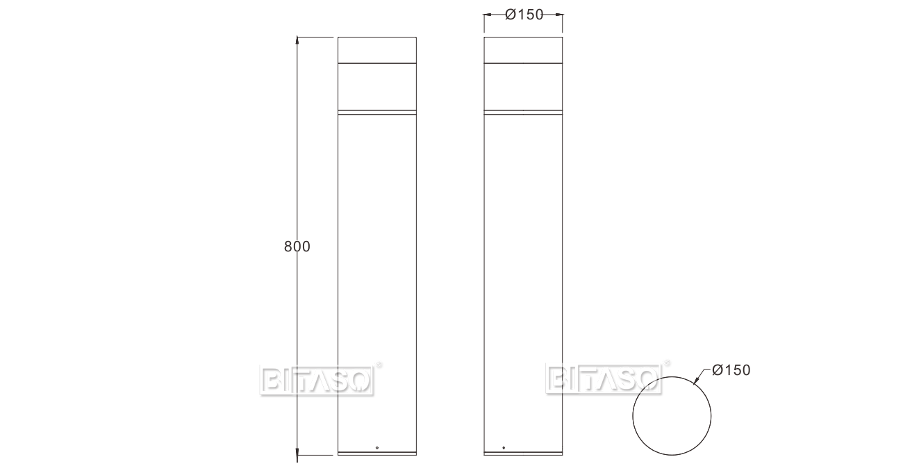 LUMINAIRE DIMENSION