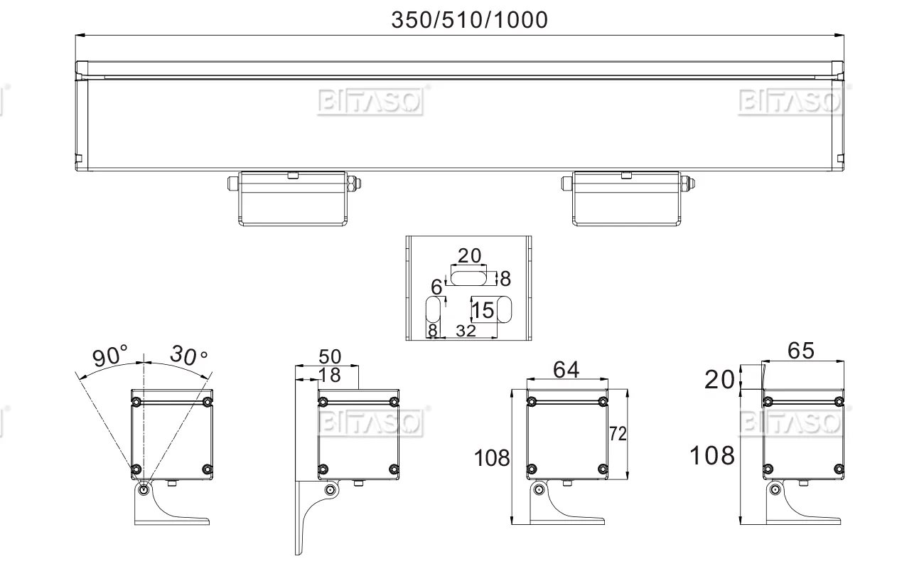 LUMINAIRE DIMENSION