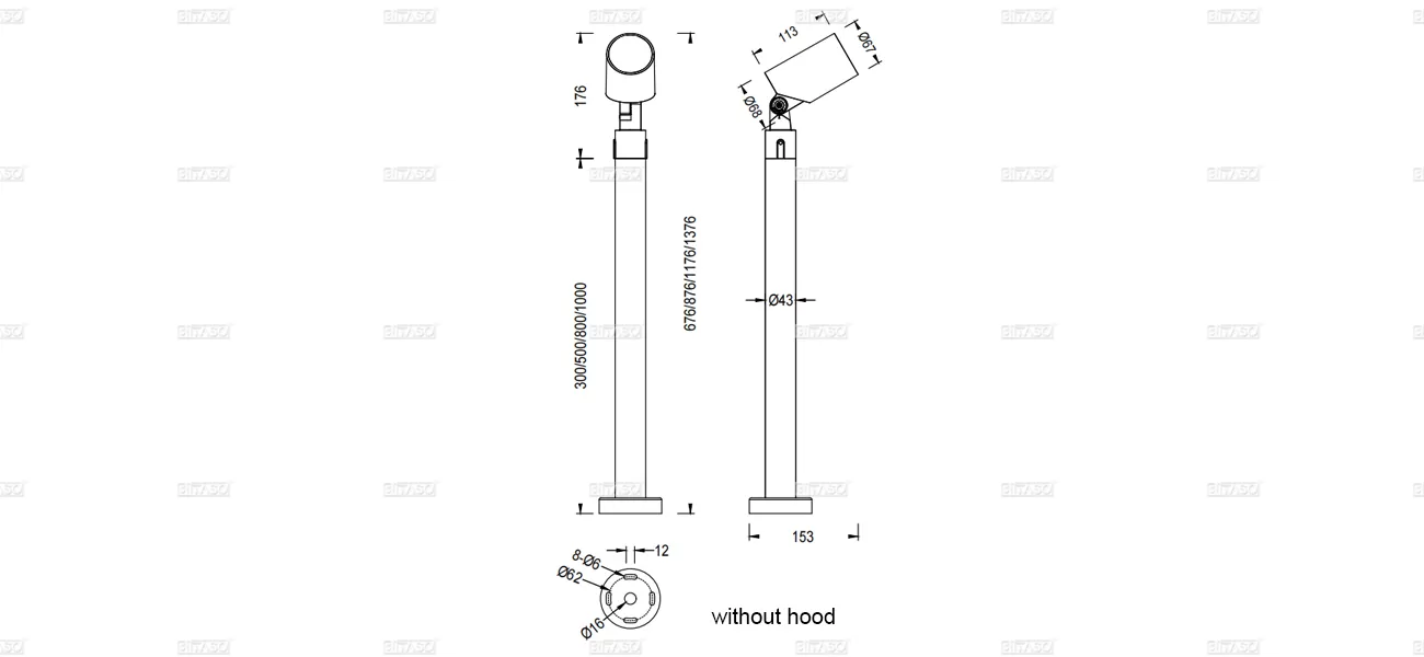 LUMINAIRE DIMENSION