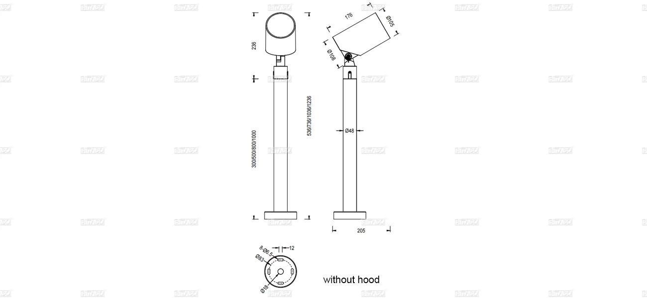 LUMINAIRE DIMENSION