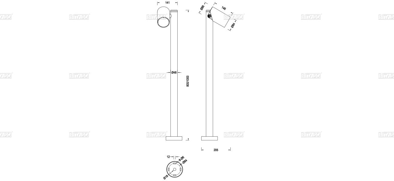 LUMINAIRE DIMENSION