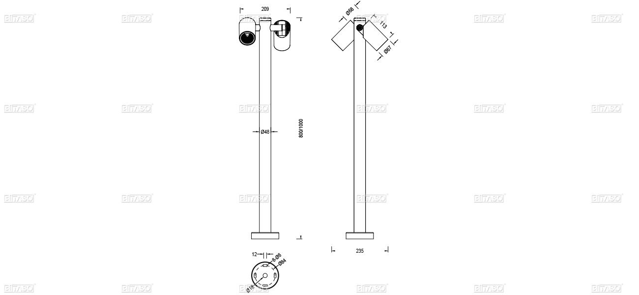 LUMINAIRE DIMENSION