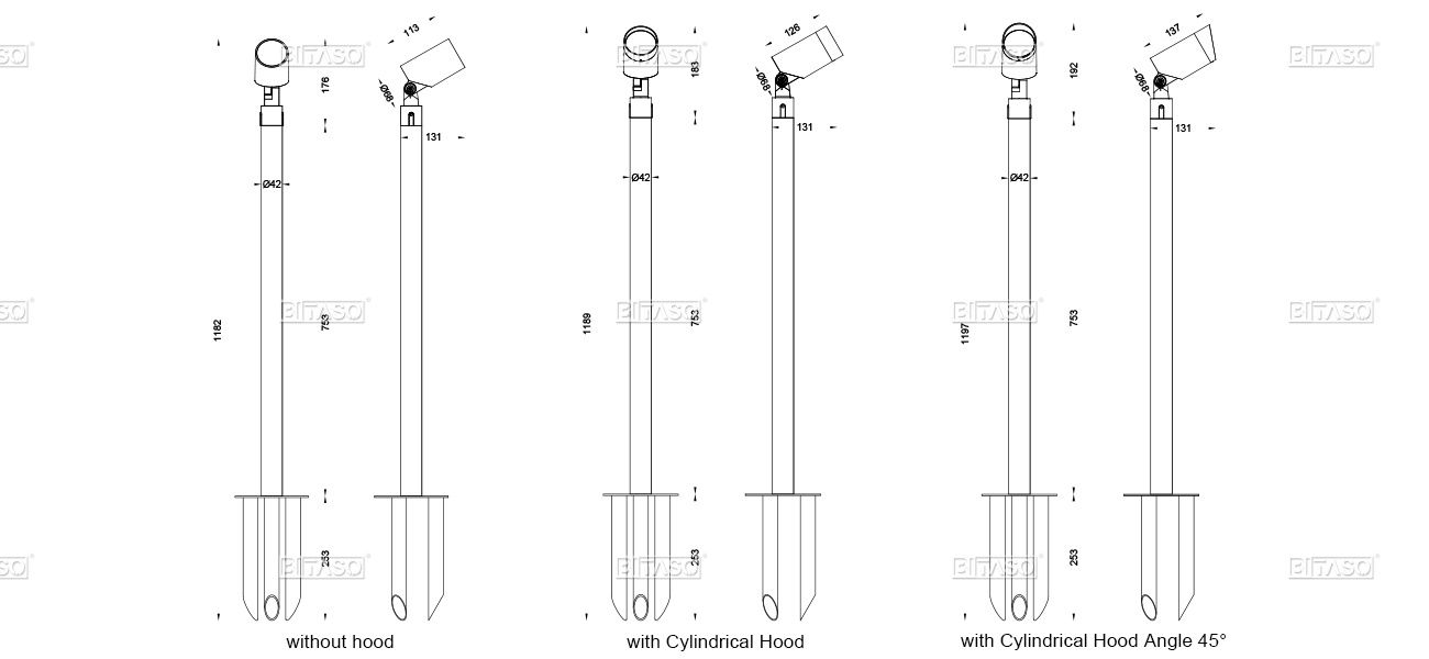 LUMINAIRE DIMENSION