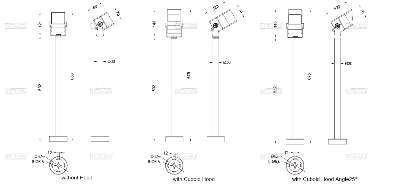 LUMINAIRE DIMENSION