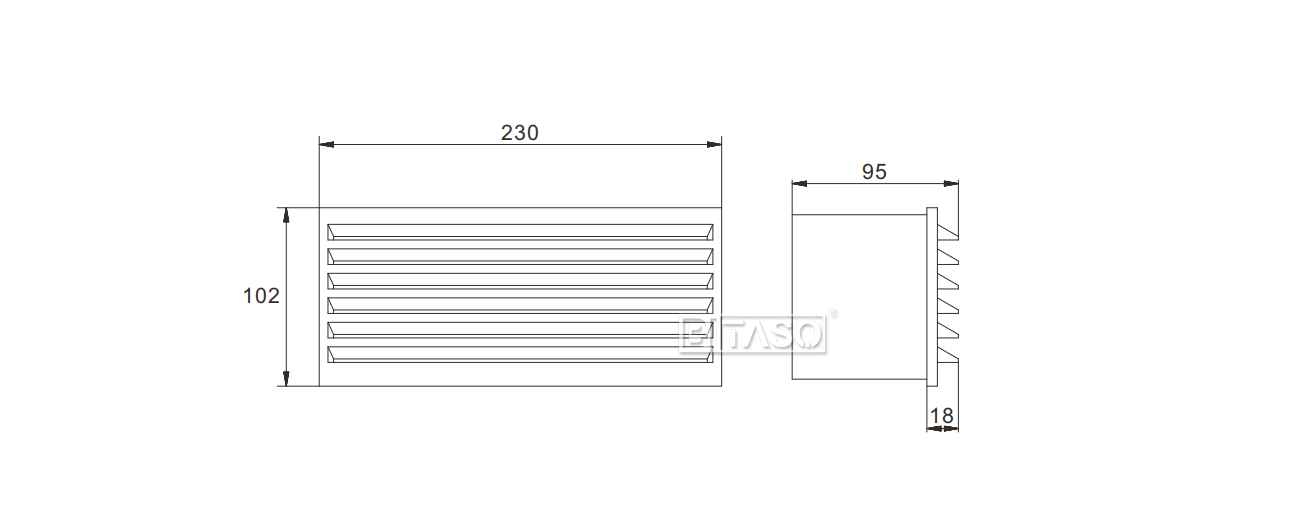 LUMINAIRE DIMENSION