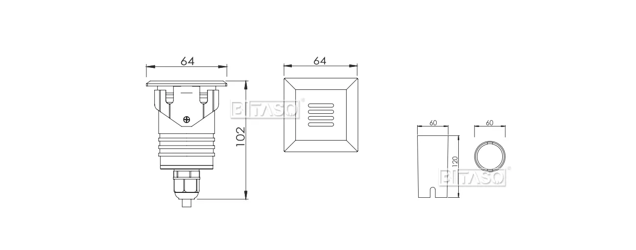 LUMINAIRE DIMENSION