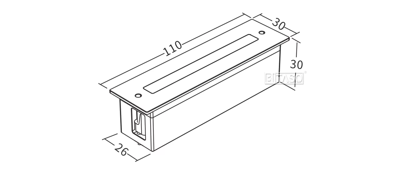 LUMINAIRE DIMENSION