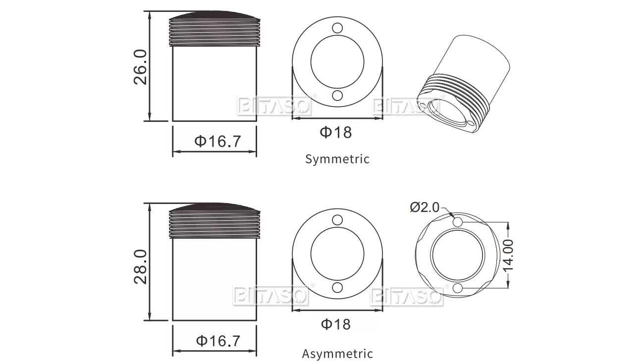 LUMINAIRE DIMENSION