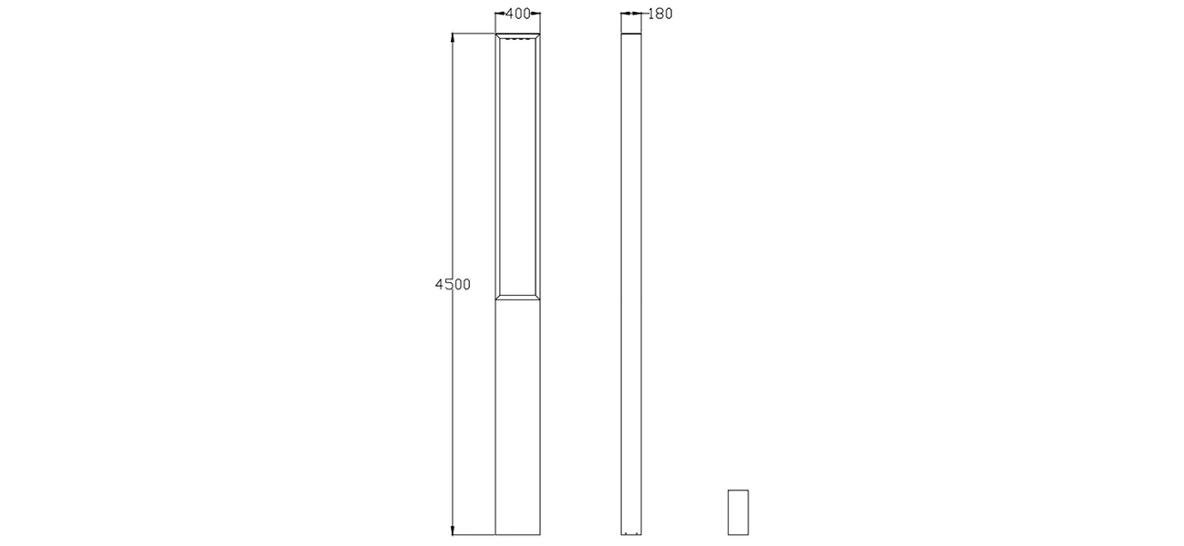 LUMINAIRE DIMENSION