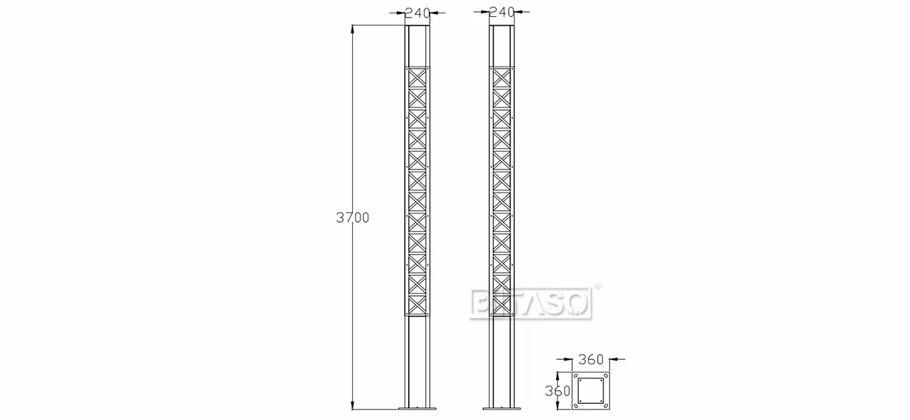 LUMINAIRE DIMENSION