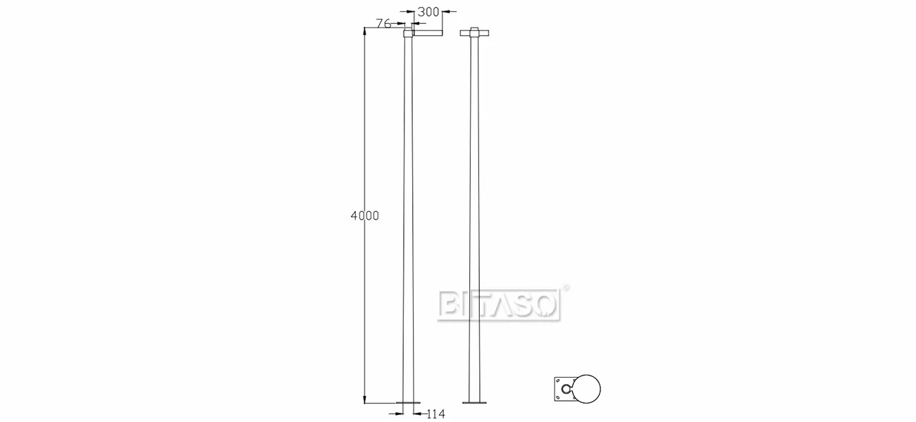 LUMINAIRE DIMENSION