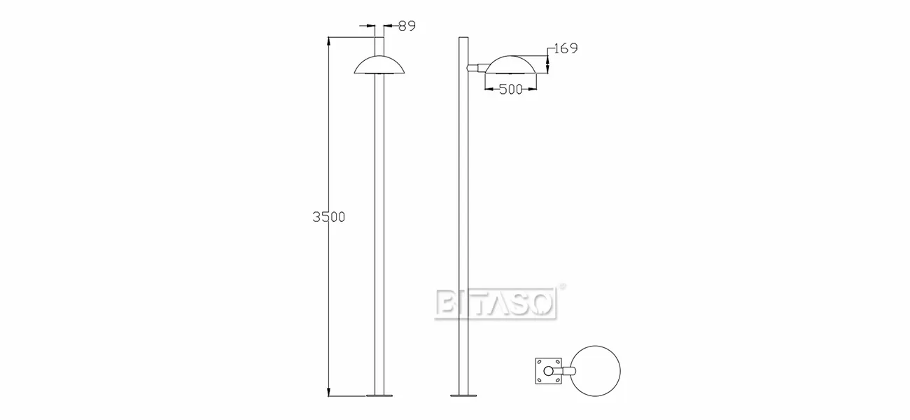 LUMINAIRE DIMENSION