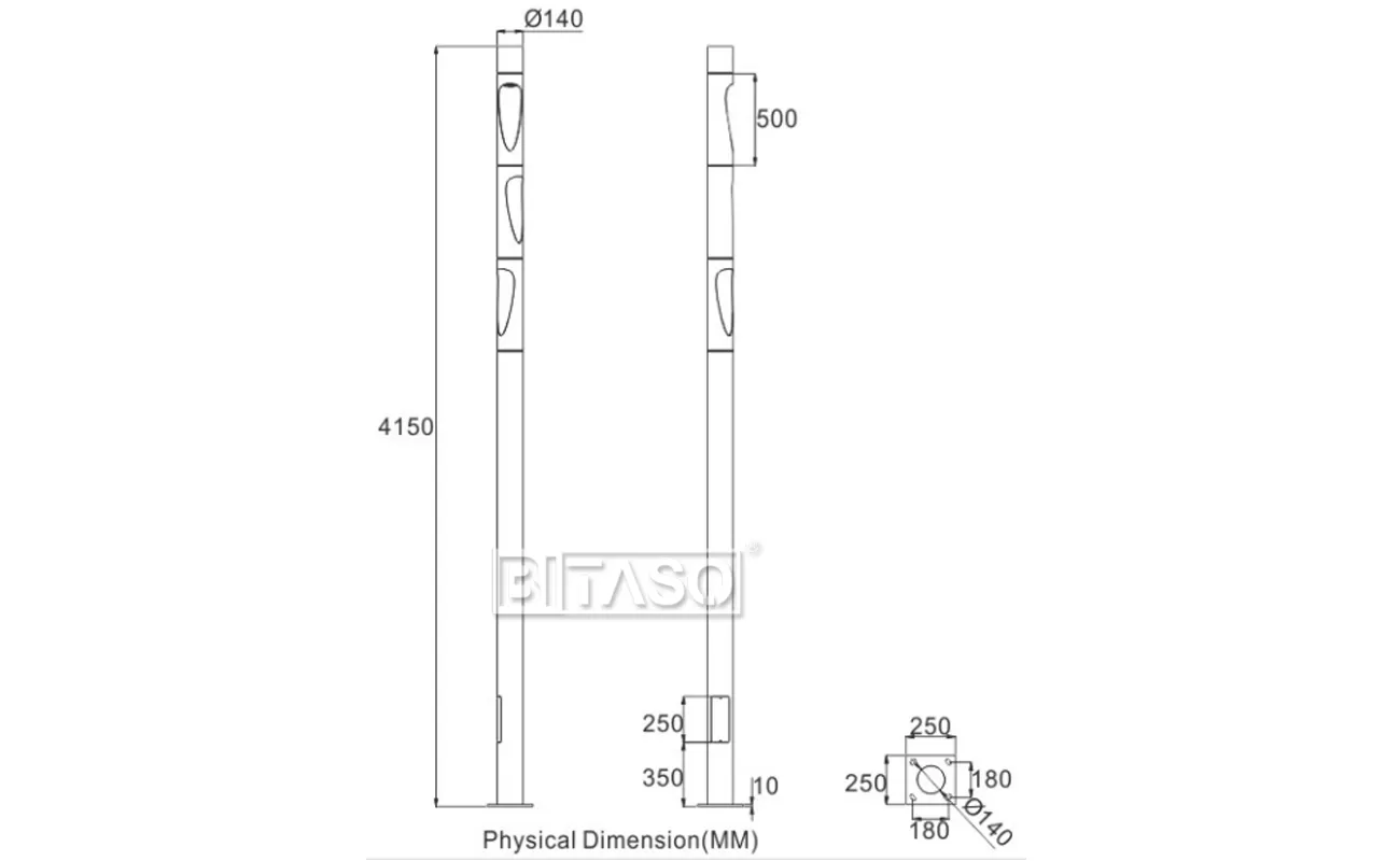 LUMINAIRE DIMENSION