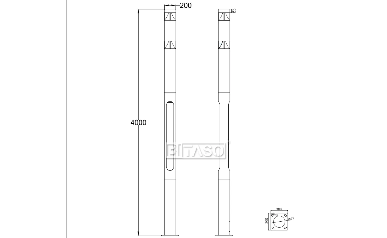 LUMINAIRE DIMENSION