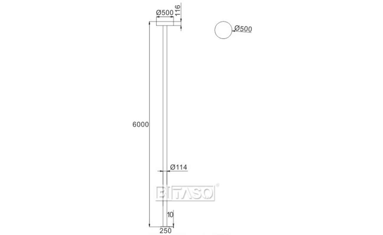 LUMINAIRE DIMENSION