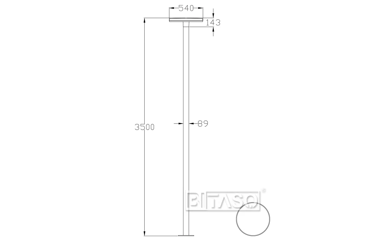 LUMINAIRE DIMENSION