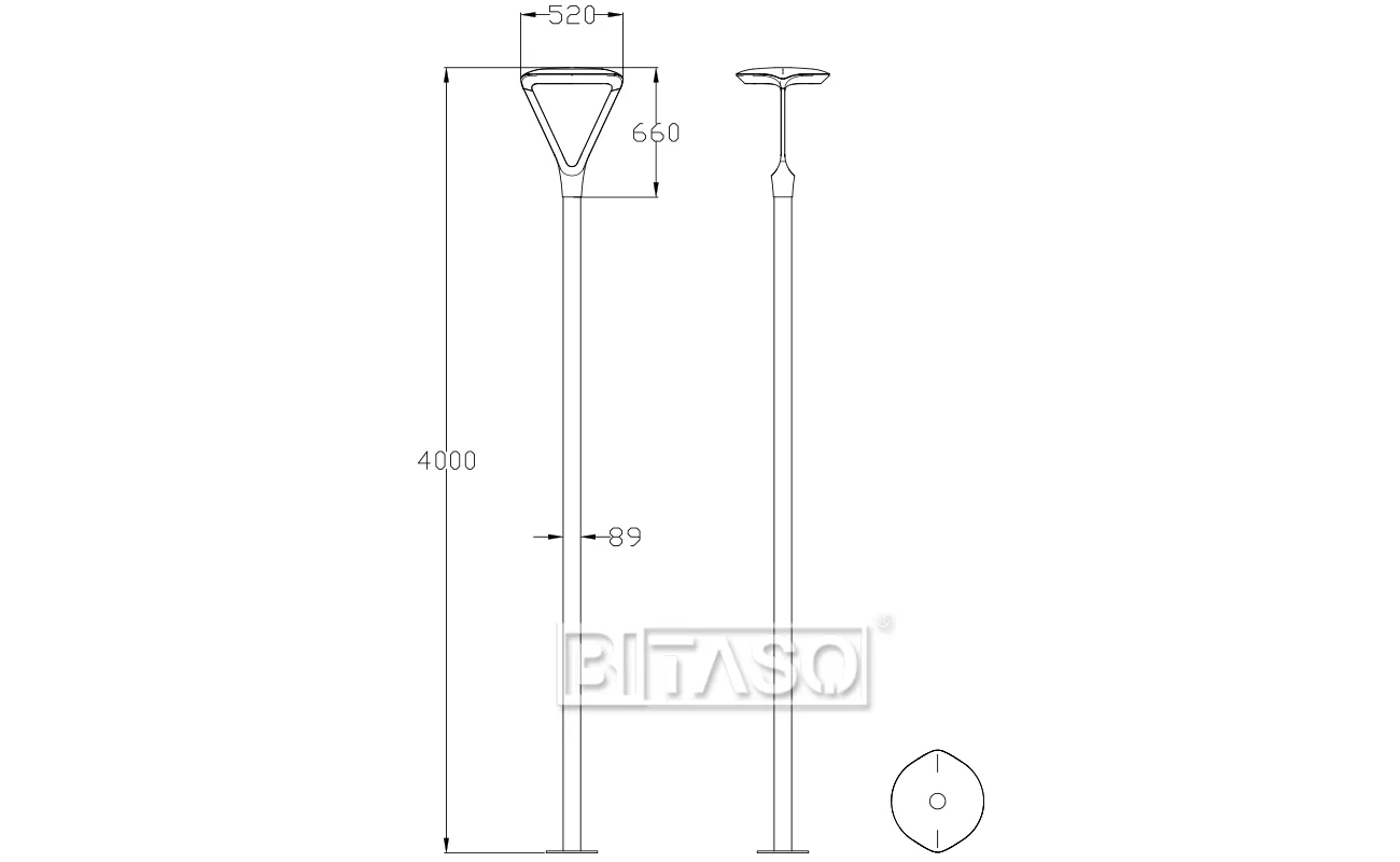 LUMINAIRE DIMENSION