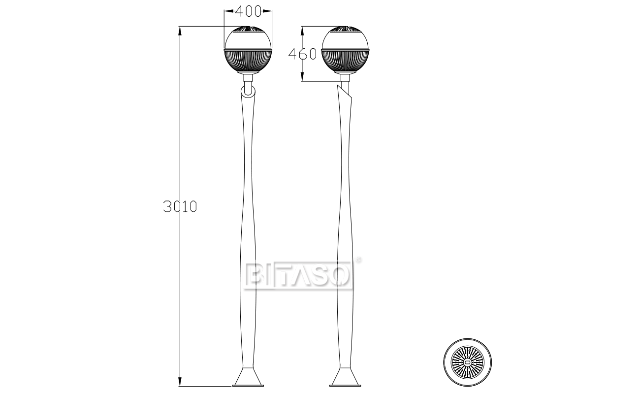 LUMINAIRE DIMENSION