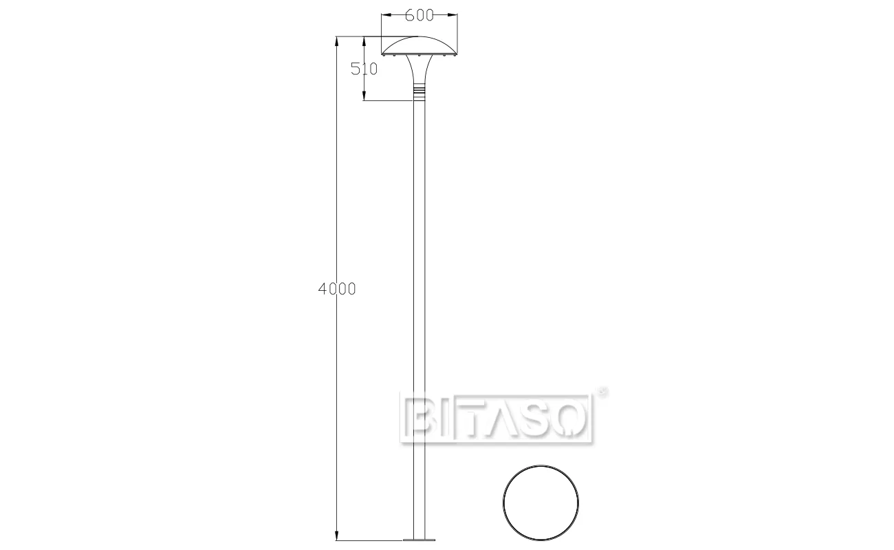 LUMINAIRE DIMENSION