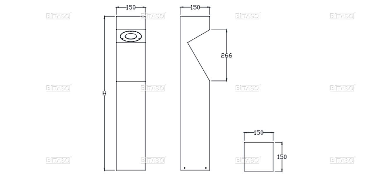 LUMINAIRE DIMENSION