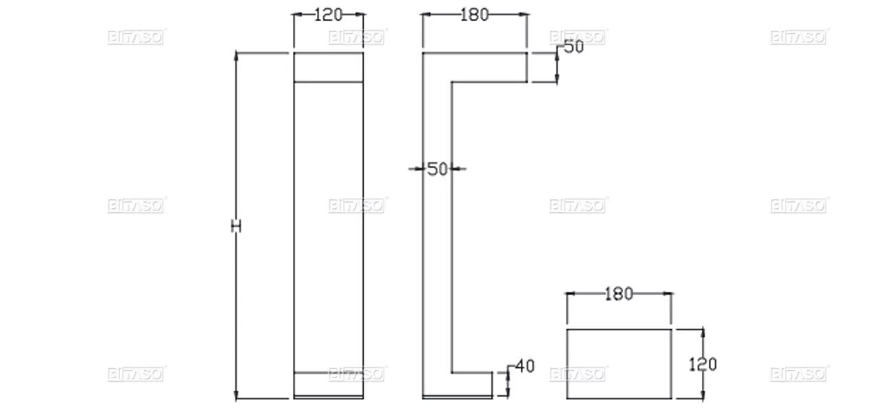 LUMINAIRE DIMENSION